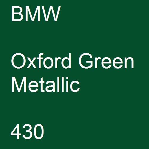 BMW, Oxford Green Metallic, 430.